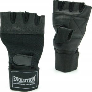 Evolution Rekawiczki kulturystyczne fitness Evolution Standard czarne FR-11 S 7