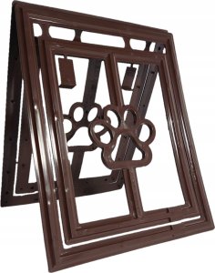 Artgos ARTGOS - Furtka dla zwierząt do moskitiery - brązowa 3