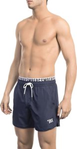 MCS Modny, markowy strój kapielowy Bikkembergs Beachwear model BKK1MBS03 kolor Niebieski. Odzież męska. Sezon: 2XL 1