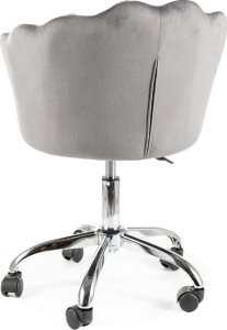 Signal Fotel obrotowy ROSE VELVET szary SIGNAL 2