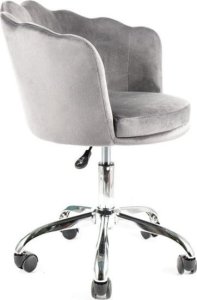 Signal Fotel obrotowy ROSE VELVET szary SIGNAL 3