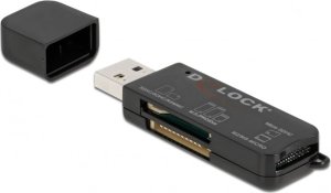 Czytnik Delock DELOCK SuperSpeed USB Card Reader für SD/ Micro SD/MS 1