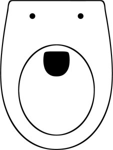 Deska sedesowa Dante Deska sedesowa Pomaca wolnoopadająca Koło Rekord, Idol, Panda, Zoom Madalena z polipropylenu, zawias C5801Y 2