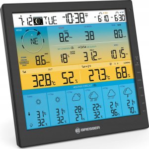 Stacja pogodowa Bresser Bresser Weather Center 7-in-1 solar 6-days 4cast Pro SF 8