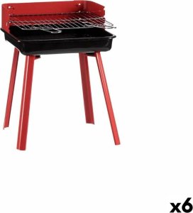 La Dehesa Grill Węglowy z Nóżkami Czerwony Żelazo 28 x 44,5 x 35 cm (6 Sztuk) 1