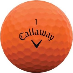 CALLAWAY morele Matowe piłki golfowe CALLAWAY SUPERSOFT (pomarańczowe) 3