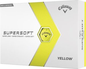 CALLAWAY morele Piłki golfowe CALLAWAY SUPERSOFT 2023 (jaskrawo żółte, 12 szt) 1