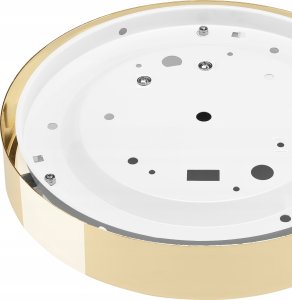 Lampa sufitowa Lamkur Lamkur Dante 43883 plafon lampa sufitowa nowoczesny metalowy szklany klosz 1x60W E27 złoty/biały 3