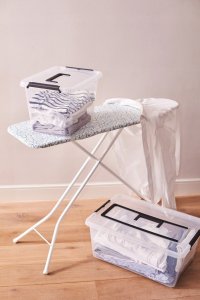 ORPLAST MOXOM - Pojemnik plastikowy z rączką + pokrywa - SimpleStore - 39x29x21,5 cm - 15,5 L 7