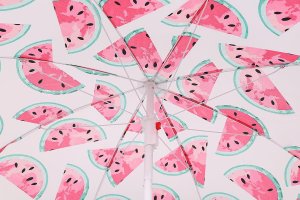 Enero Parasol plażowo balkonowy 160cm arbuz 1048789 2