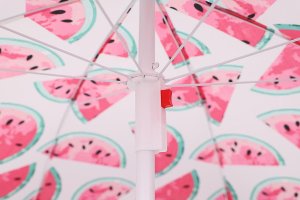 Enero Parasol plażowo balkonowy 160cm arbuz 1048789 3