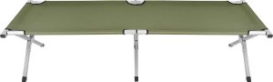 Enero Łóżko turystyczne składane z pokrowcem zielone 7