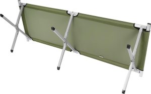 Enero Łóżko turystyczne składane z pokrowcem zielone 9
