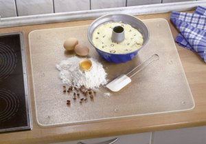 Deska do krojenia Kesper Szklana płyta ochronna, uniwersalna deska do krojenia – 3 w 1, WENKO 2