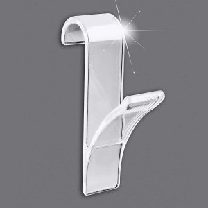 Bathroom Solutions Uchwyt 1-hakowy Brak danychcm przezroczysty 2