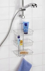 Galicja Półka łazienkowa pod prysznic NIVALA, 3 poziomy, WENKO 5