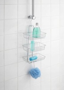 Galicja Półka łazienkowa pod prysznic NIVALA, 3 poziomy, WENKO 6