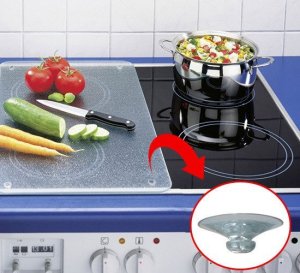 Wenko Szklana płyta ochronna HERB GARDEN na kuchenkę – duża, WENKO 5