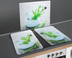 Wenko Szklana płyta ochronna HERB GARDEN na kuchenkę – duża, WENKO 7