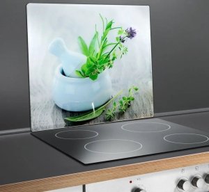 Wenko Szklana płyta ochronna HERB GARDEN na kuchenkę – duża, WENKO 8