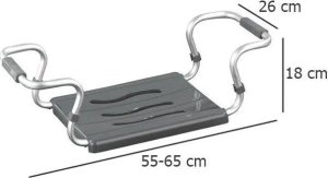 Wenko Ławka na wannę (nawannowa) z regulowanym siodełkiem SECURA, WENKO 5