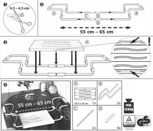 Wenko Ławka na wannę (nawannowa) z regulowanym siodełkiem SECURA, WENKO 6