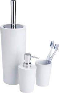 Wenko Pojemnik na szczotkę CONI WHITE + szczotka WC, WENKO 3