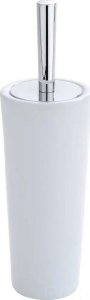 Wenko Pojemnik na szczotkę CONI WHITE + szczotka WC, WENKO 5