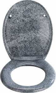 Deska bidetowa Wenko Deska sedesowa OTTANA GRANIT - Duroplast, wolnoopadająca, WENKO 15