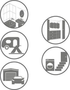 Wessper Wkład do pochłaniacza wilgoci - 1 kg, WENKO 6