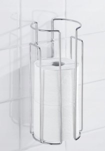 Wenko Stojak na papier toaletowy - stal chromowana, WENKO 2