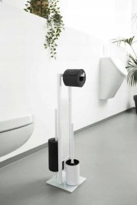 Wenko Stojak na papier toaletowy Rivalta Biały 8