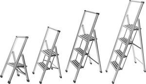 Wenko Aluminiowa drabina, 3-stopniowa, WENKO 11