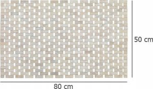 Zeller Mata antypoślizgowa 50x80cm biały 4