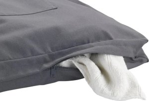 Kosz na pranie Wenko Torba na pranie, ubrania CANGURO GREY, zawieszana na drzwi, WENKO 4