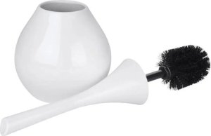 Wenko Pojemnik na szczotkę FLAKON WHITE + szczotka WC, WENKO 4