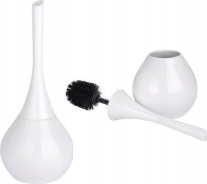 Wenko Pojemnik na szczotkę FLAKON WHITE + szczotka WC, WENKO 6