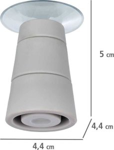 Wenko Stopki do szklanych płyt ochronnych - 4 sztuki, WENKO 12