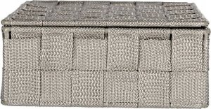 Wenko Organizer z pokrywką ADRIA TAUPE, pojemnik łazienkowy, WENKO 3