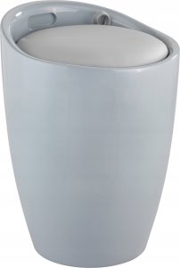 Wenko Pufa CANDY GREY - kosz na pranie, 2 w 1 , WENKO 3