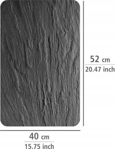Kesper Szklane płyty ochronne SLATE XL na kuchenkę – 2 sztuki, WENKO 3