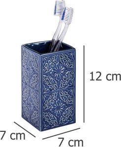 Wenko Pojemnik na szczoteczki do zębów CORDOBA DARK BLUE, WENKO 13