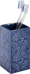 Wenko Pojemnik na szczoteczki do zębów CORDOBA DARK BLUE, WENKO 8
