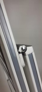 Wenko Aluminiowa drabina, 3-stopniowa - kolor biały, WENKO 12