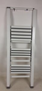 Wenko Aluminiowa drabina, 3-stopniowa - kolor biały, WENKO 13