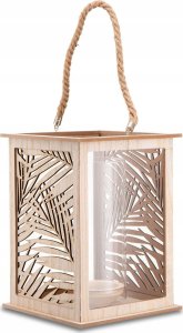 Home Styling Collection Lampion LEAF DESIGN - latarenka na świeczkę, 18x26 cm 2
