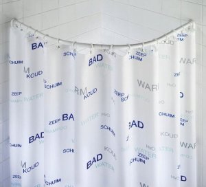 Bisk Uniwersalny drążek prysznicowy, 80 x 80/90 x 90 cm, chrom, WENKO 2