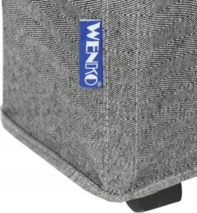 Kosz na pranie Orion Wąski kosz na pranie o pojemności 43l, z poliestru i bawełny, z 4 kółkami i pokrywą z uchwytem do łatwego zamykania i otwierania 13