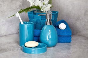 Wenko Pojemnik na szczoteczki do zębów POLARIS PETROL, WENKO 3