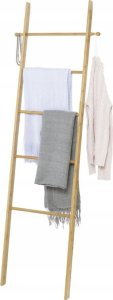 Aloss Drabina do wieszania ręczników BAHARI, bambusowa drabinka na ręczniki,  WENKO 5